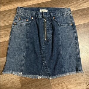 Dance & Marvel Blue Mini A-Line Skirt